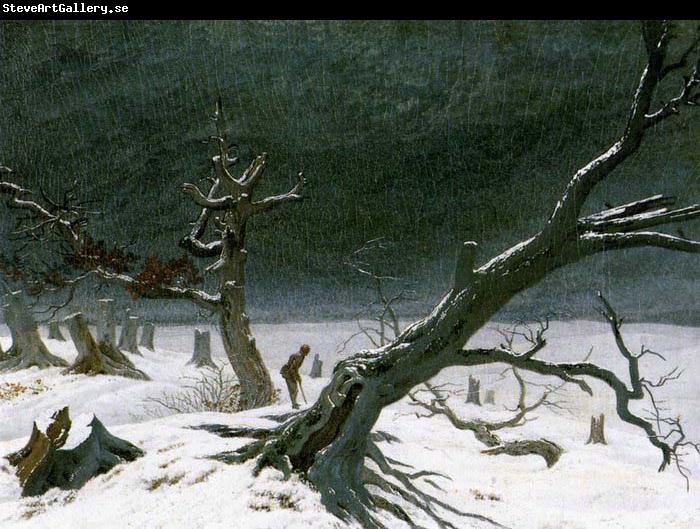 Caspar David Friedrich Winter Landscape